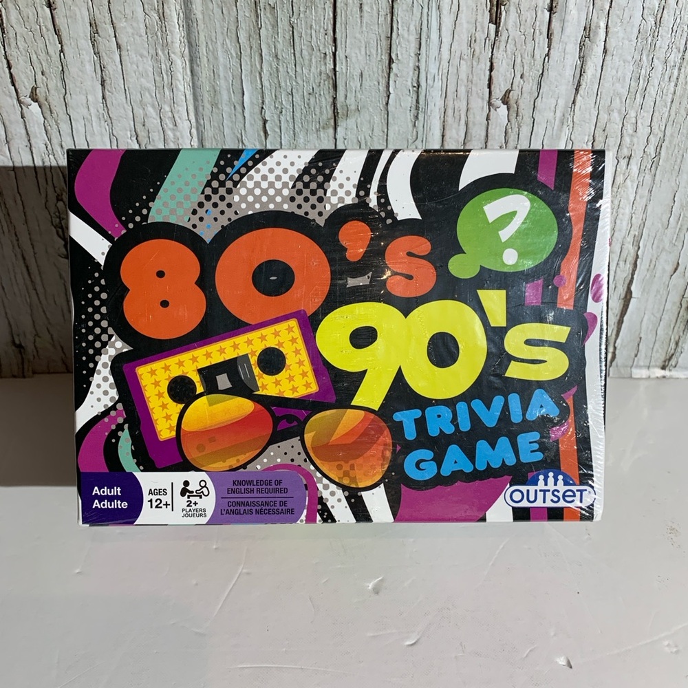 80's & 90's Trivia Game  new sealed